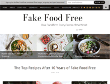 Tablet Screenshot of fakefoodfree.com